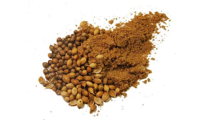 Prášek ze semen koriandru je účinným prostředkem proti parazitům